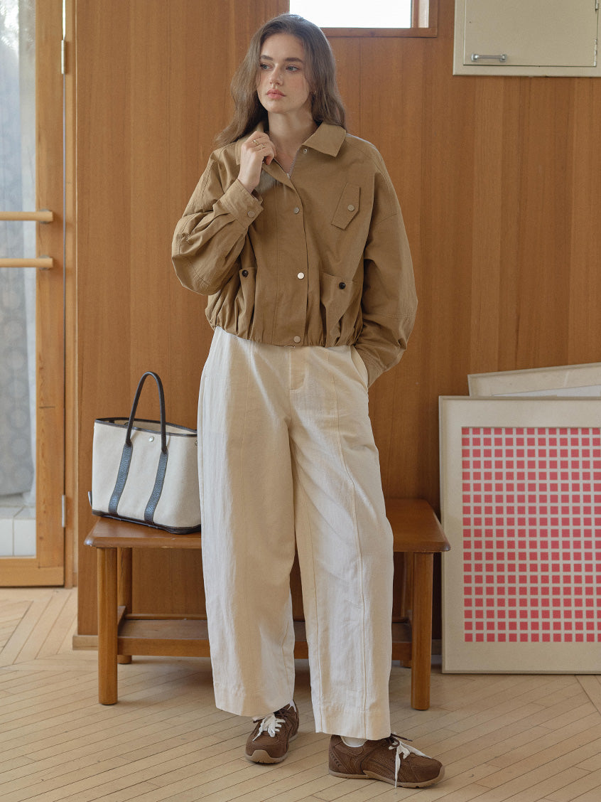 Ainsley 100%Cotton Loose All-Purpose Jacket