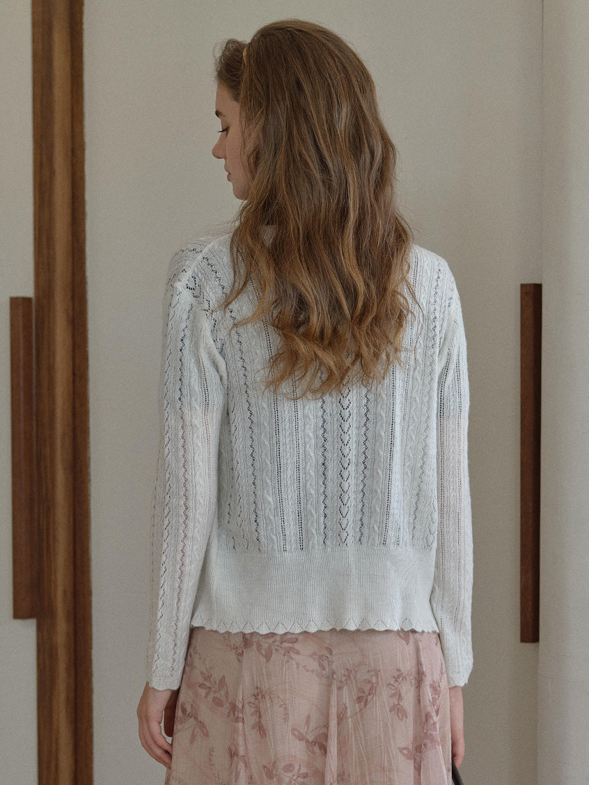 Giunone Mohair-Merino Revival Cardigan