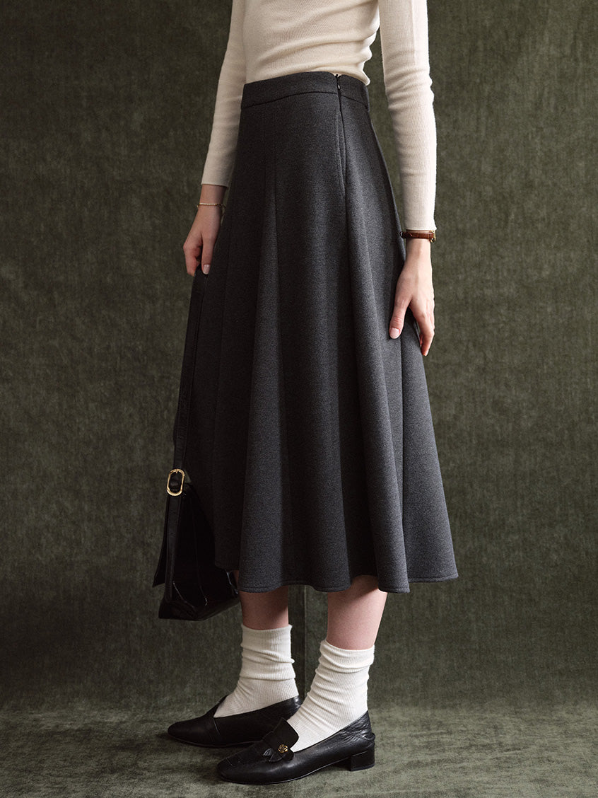 Zerlina All-Purpose Flowy A-Line Midi Skirt