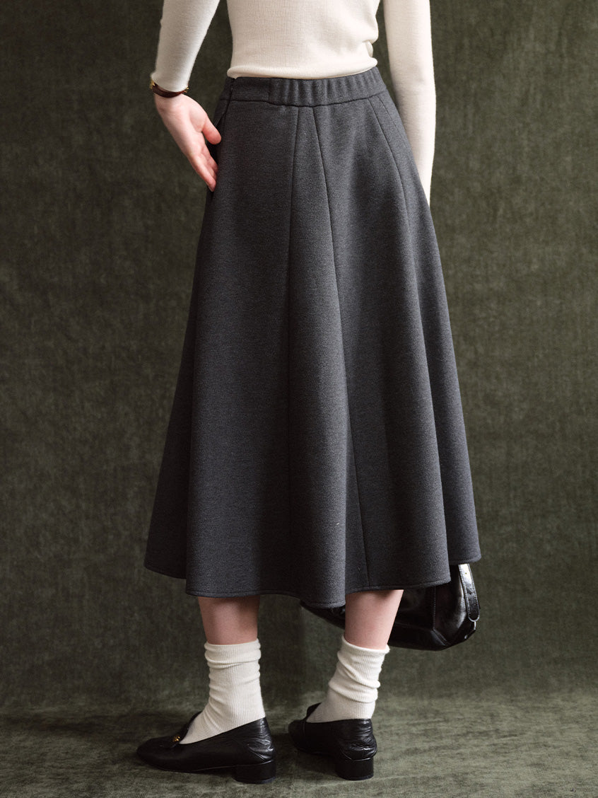 Zerlina All-Purpose Flowy A-Line Midi Skirt