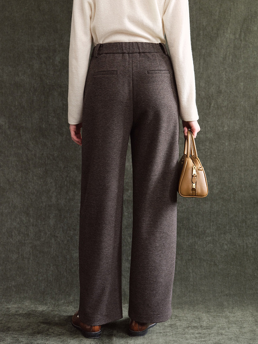 Elfreda High-Waist Tailored Wide-Leg Trousers