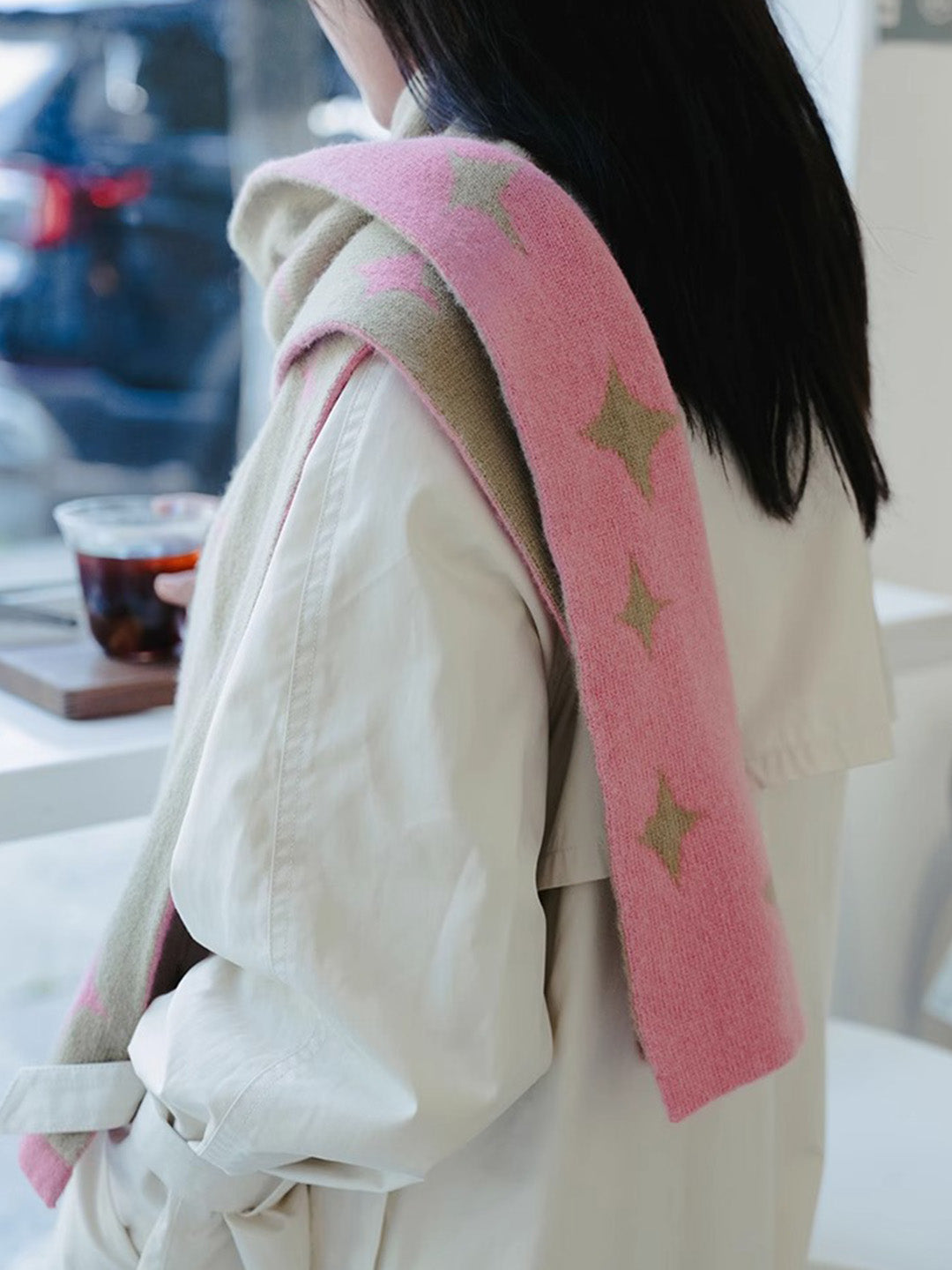 Chowxiaodou 100% Wool Scarf