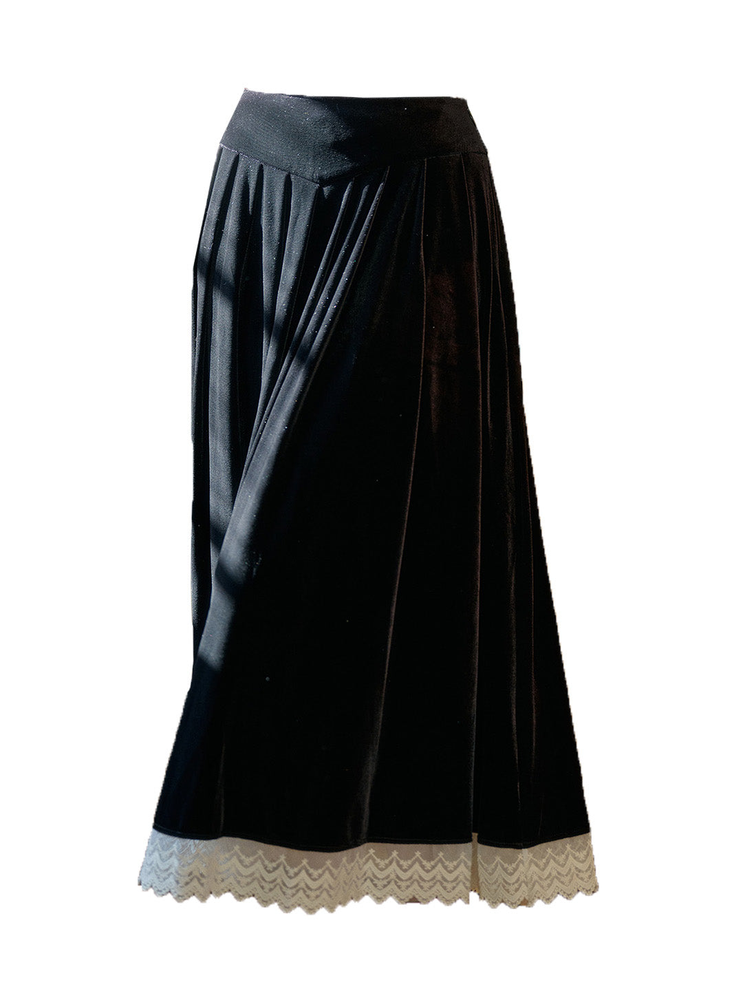 【Final Sale】Ophelia Contrasting Lace Skirt