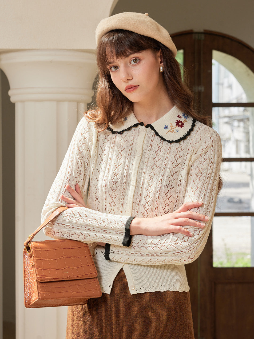 【Final Sale】Scarlett Peter Pan Collar Shirt
