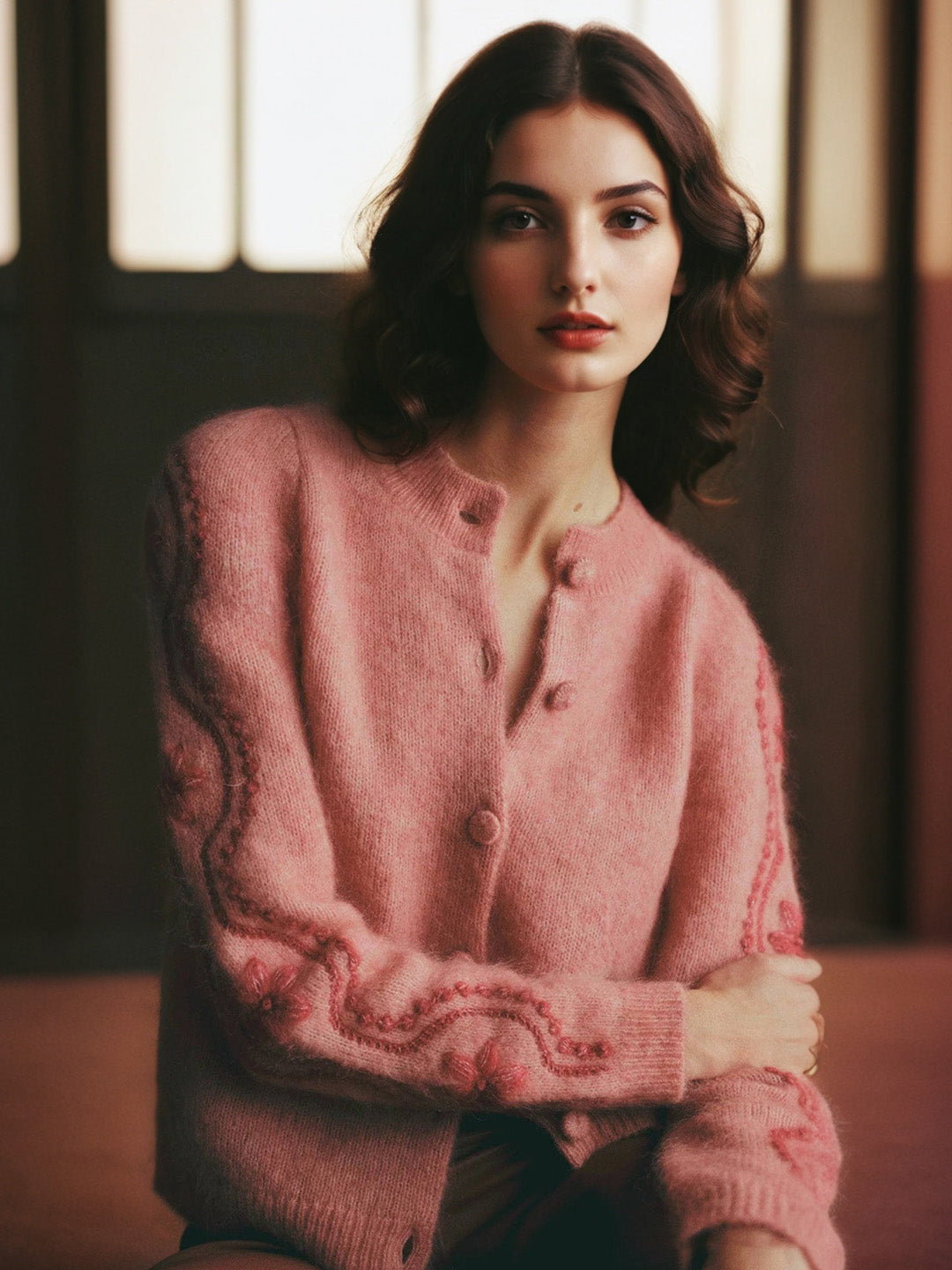 Hana Round Neck Cardigan