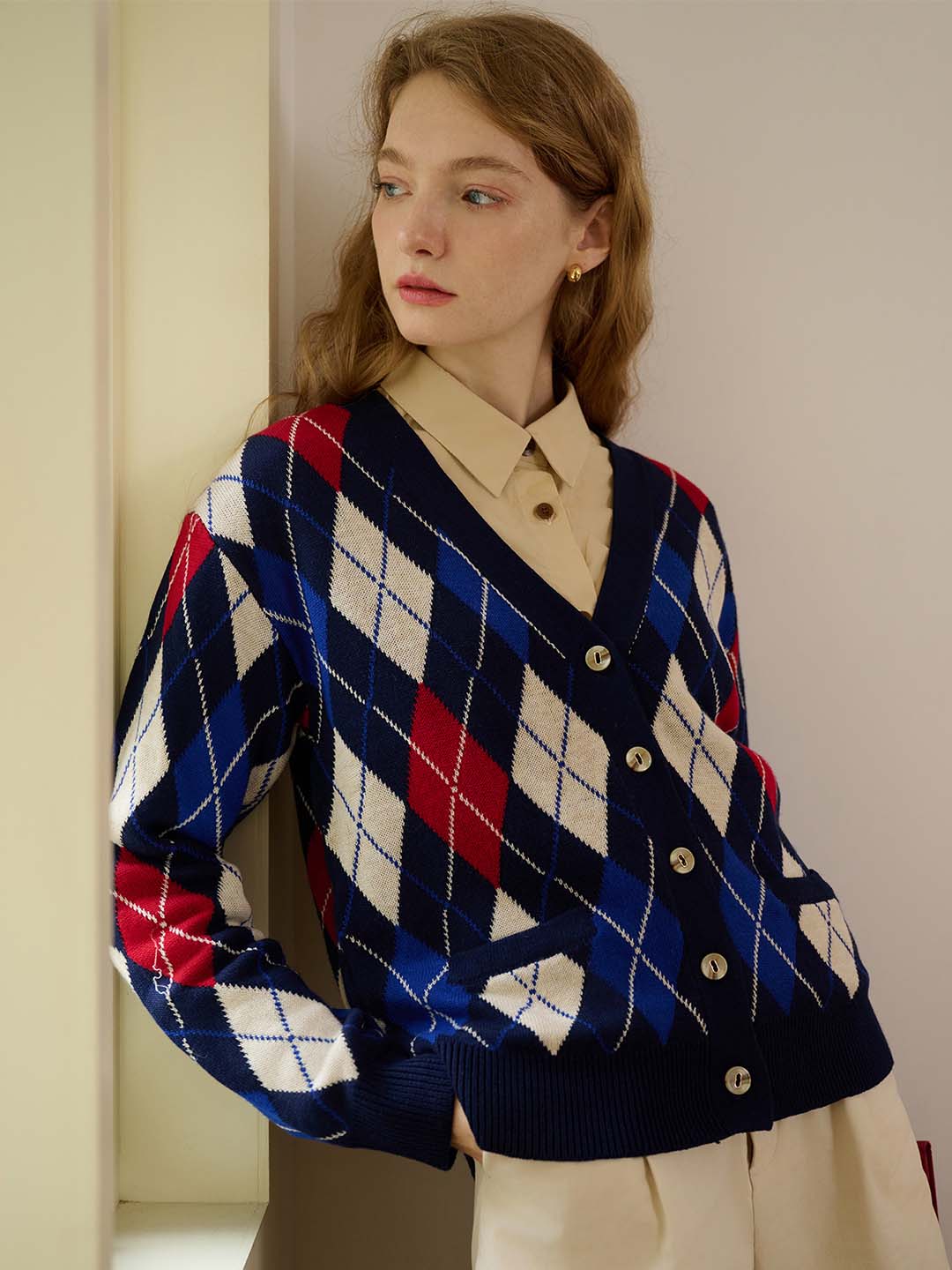 Jolene Striped Fitted Cardigan