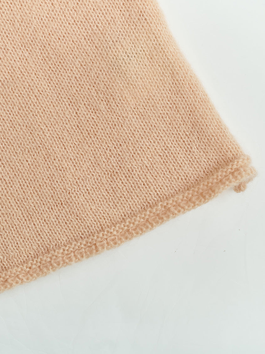 Ellianna Round Neck Lace Embroidery Knitwear