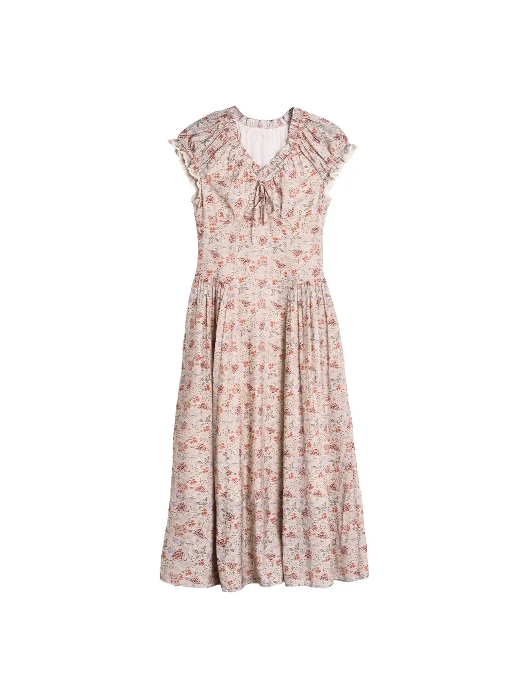 Ayra V-Neck Floral Dress