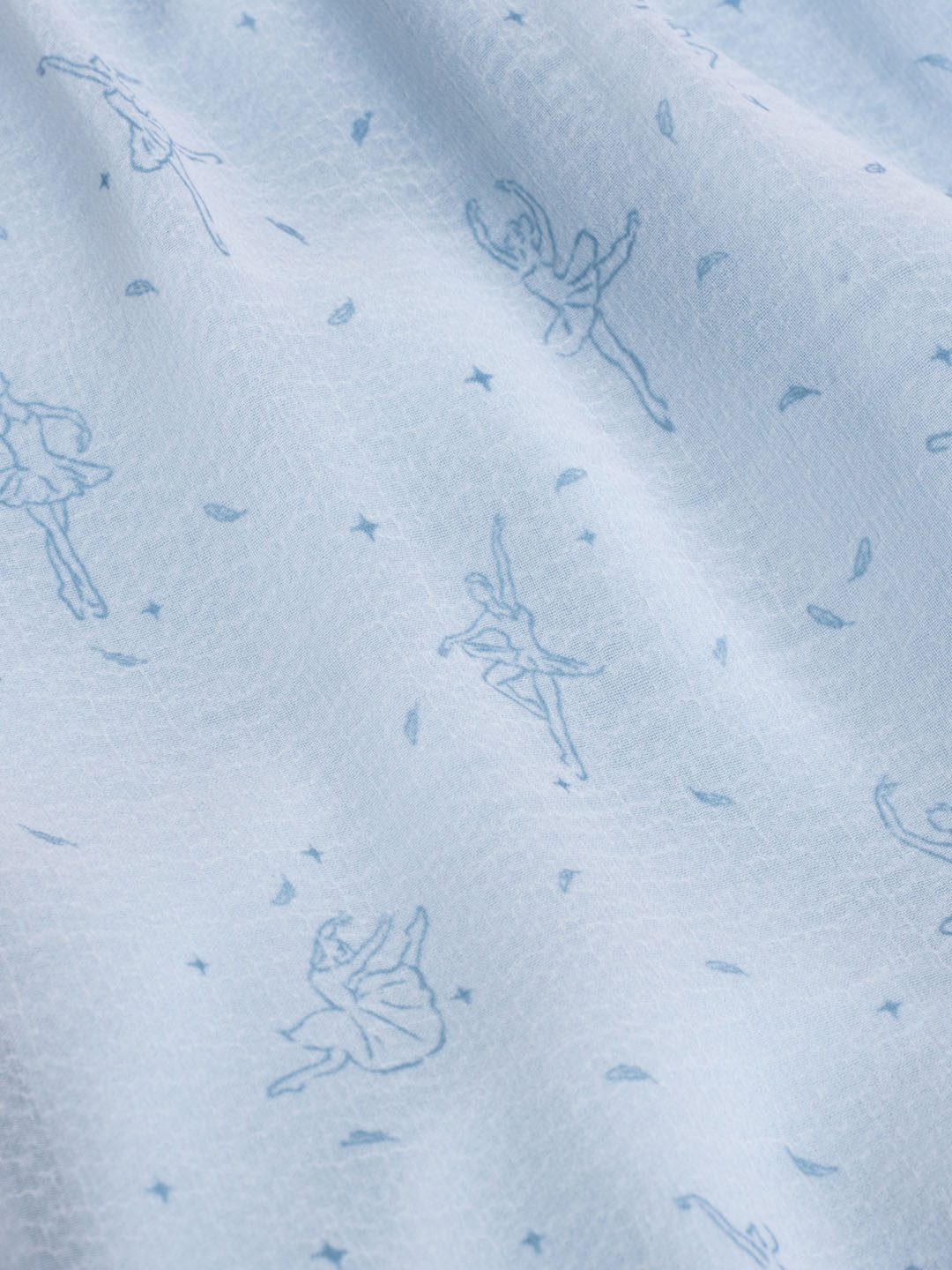 【Final Sale】Paulina Original Ballet Girl Print Square Neck Lace Sleeve Dress