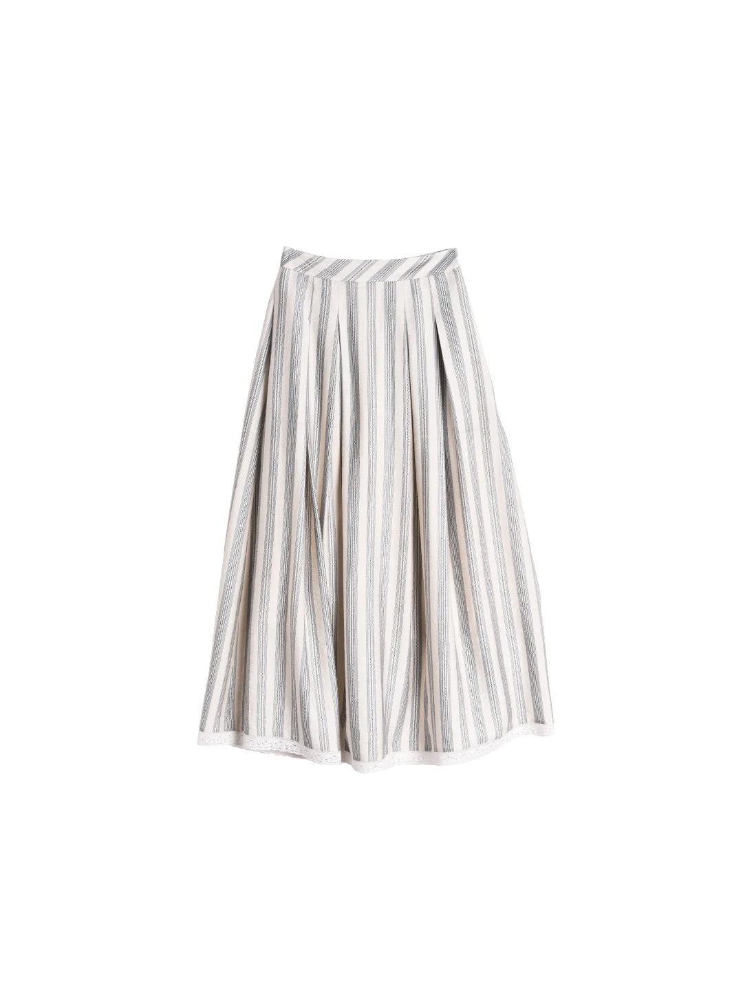 Hayley Stripes Cotton Skirt