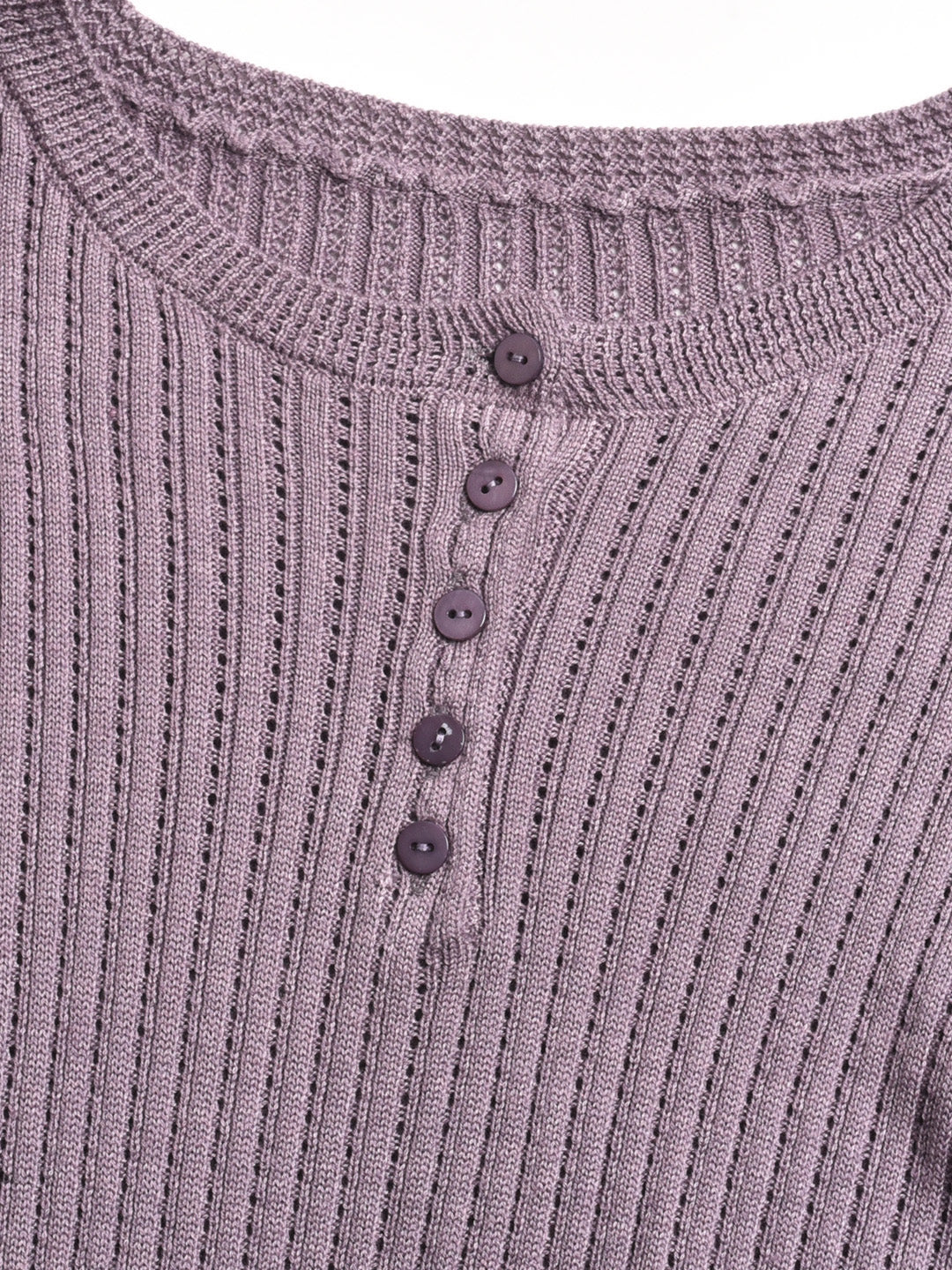 Kamryn Round Neck Ribbed Knit Top