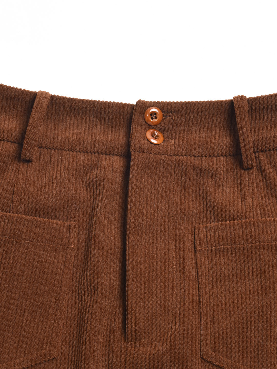 Amalia Knee-Length Corduroy Skirt