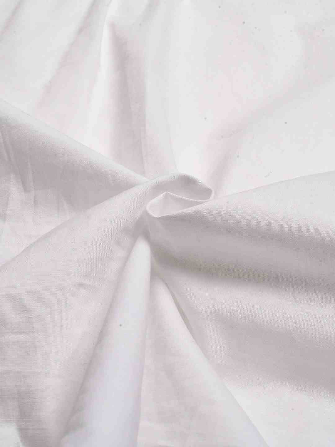 Journi Ruffle Collar Hollow 100% Cotton Blouse