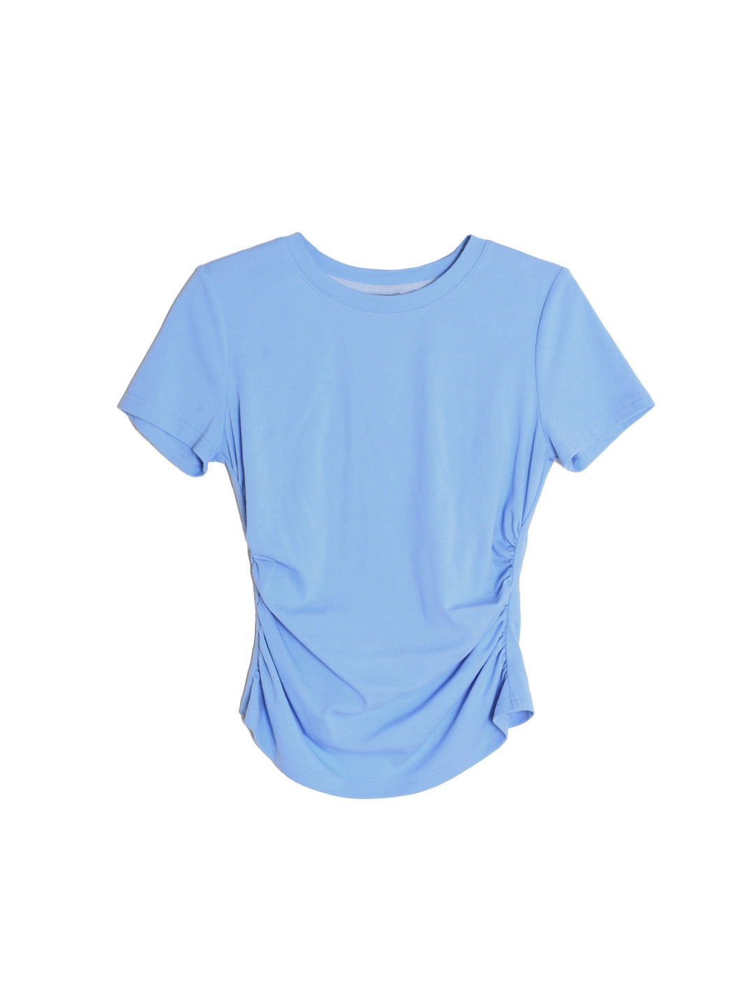 Stella Round Neck Cotton T-shirt - Gray