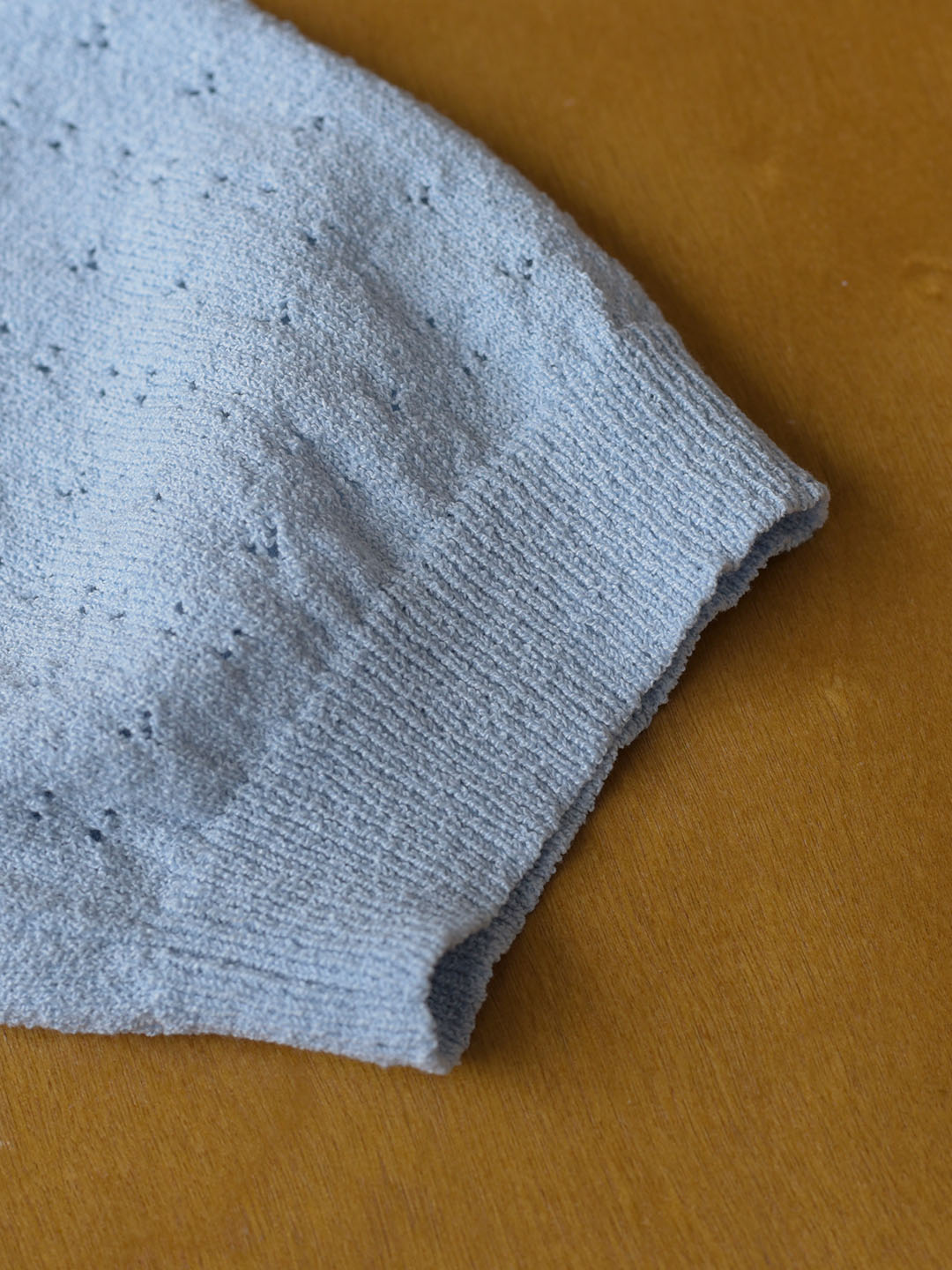 【Final Sale】Florence Polo Neck Short Sleeve Knit