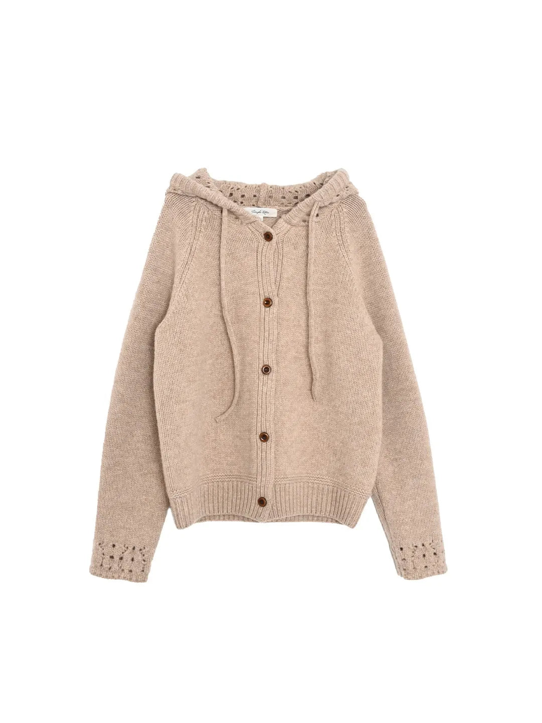 Kori 100% Wool Hoodie Cardigan