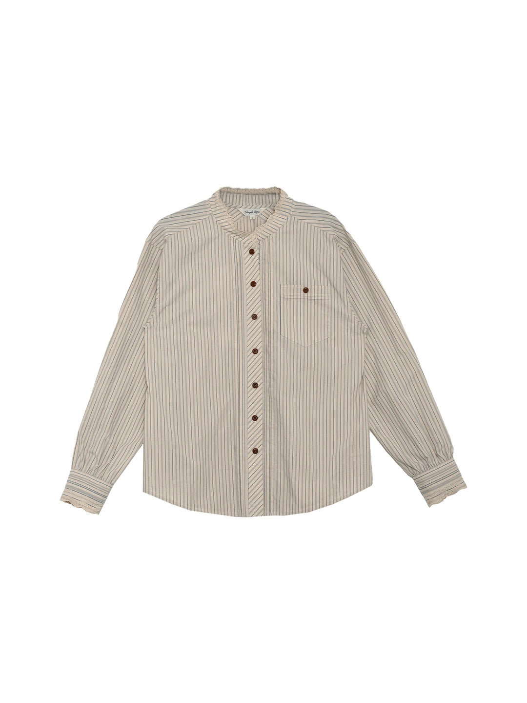 Yasmin Stand Collar 100% Cotton Blouse