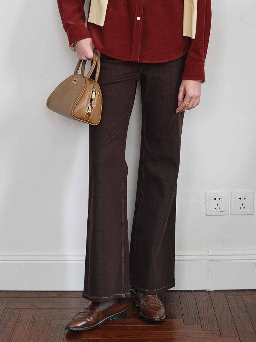 Annora High-Waist Flared Jeans
