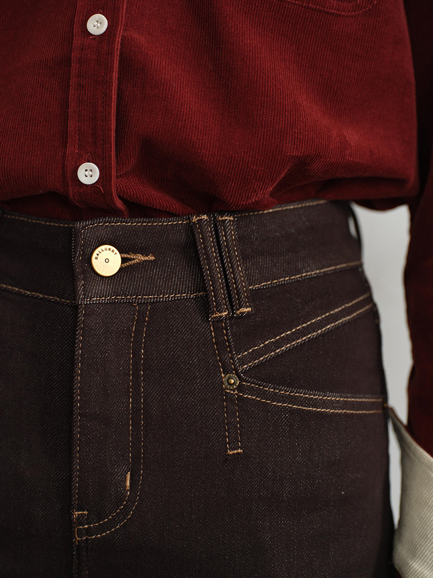 Annora High-Waist Flared Jeans