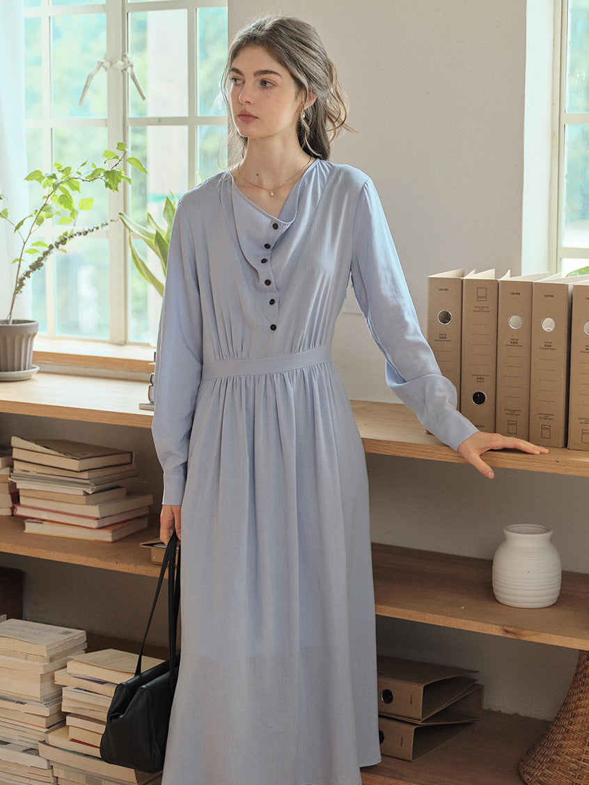 Amethyst 100% Lyocell A-line Lace Dress