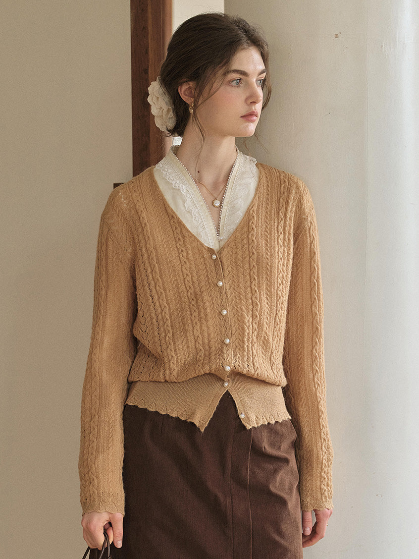 Giunone Mohair-Merino Revival Cardigan