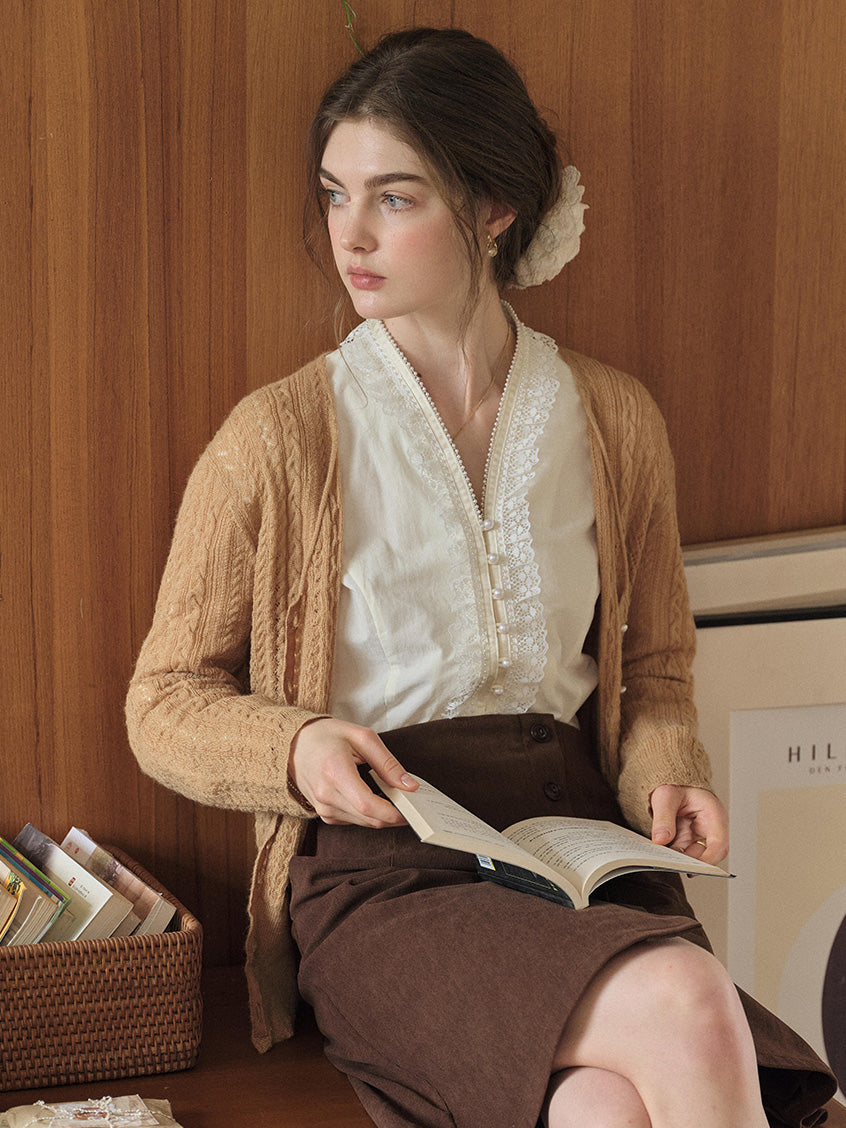Giunone Mohair-Merino Revival Cardigan