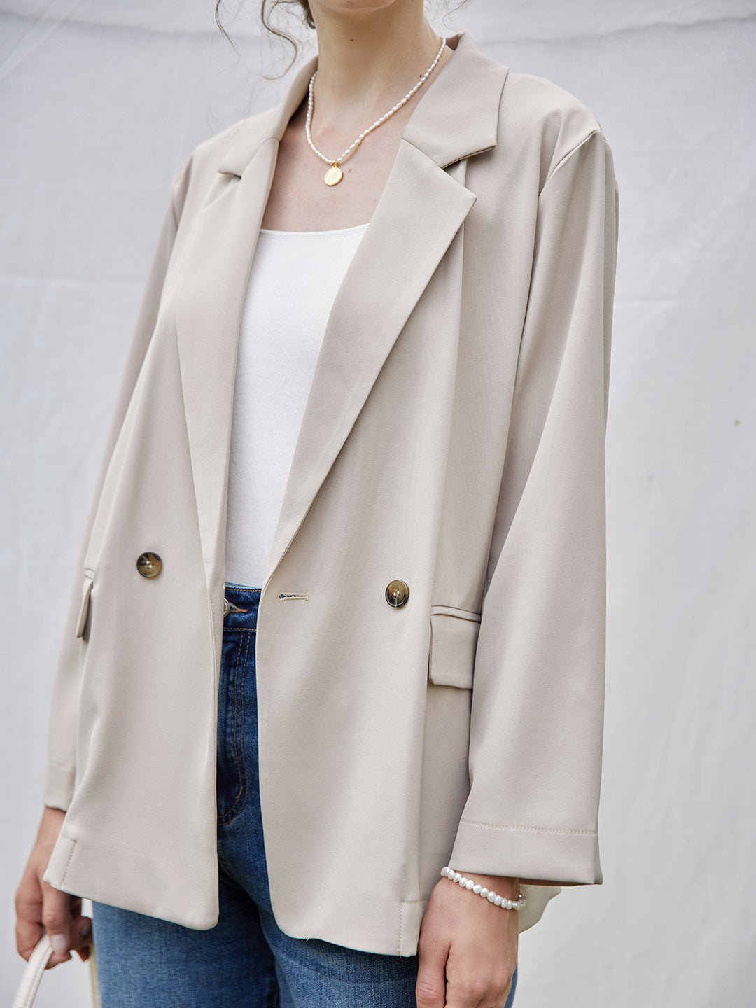 Randy Casual Chiffon Blazer