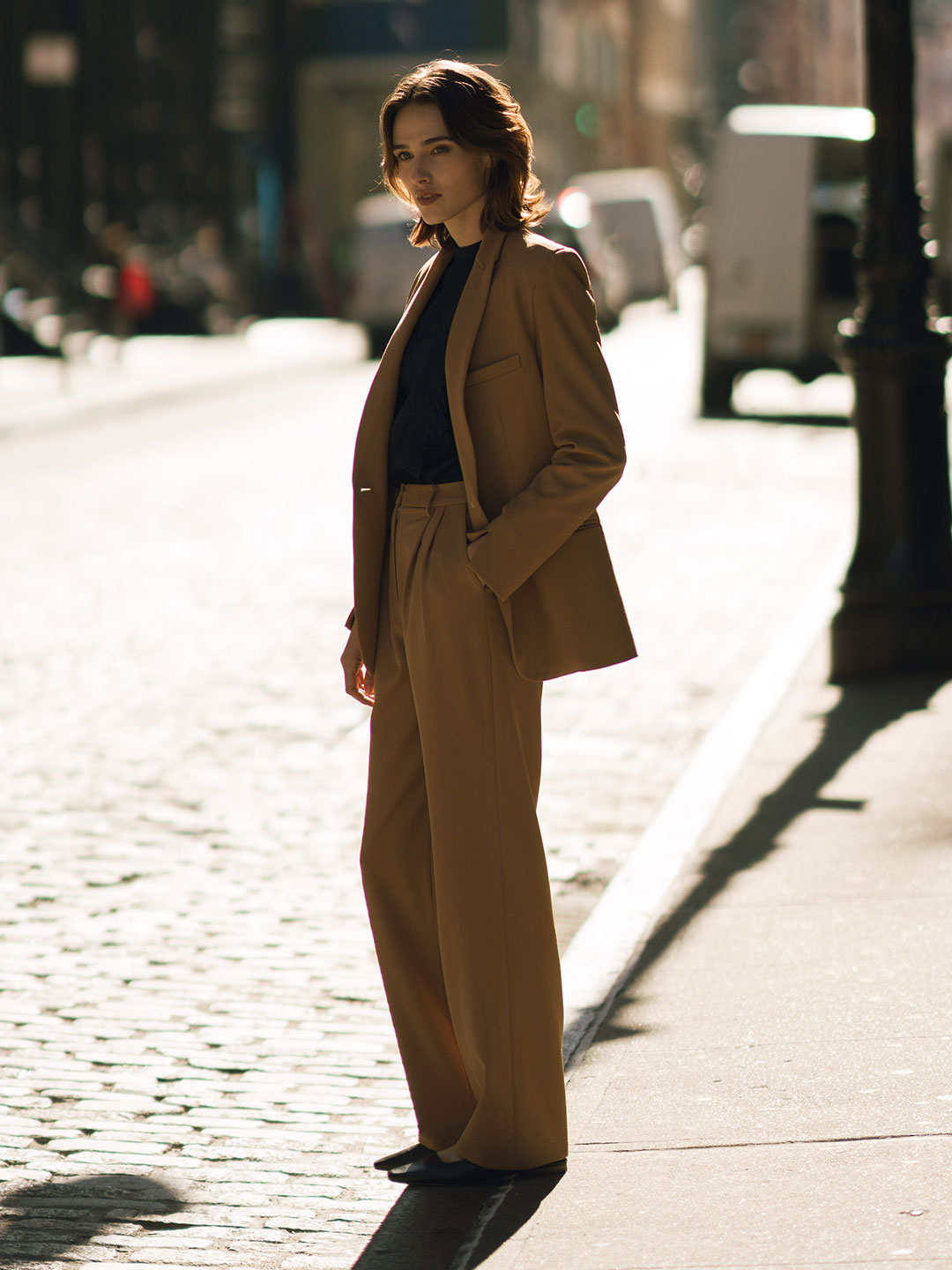 Alondra Peak Lapel Jacket/SIMPLE RETRO/55006