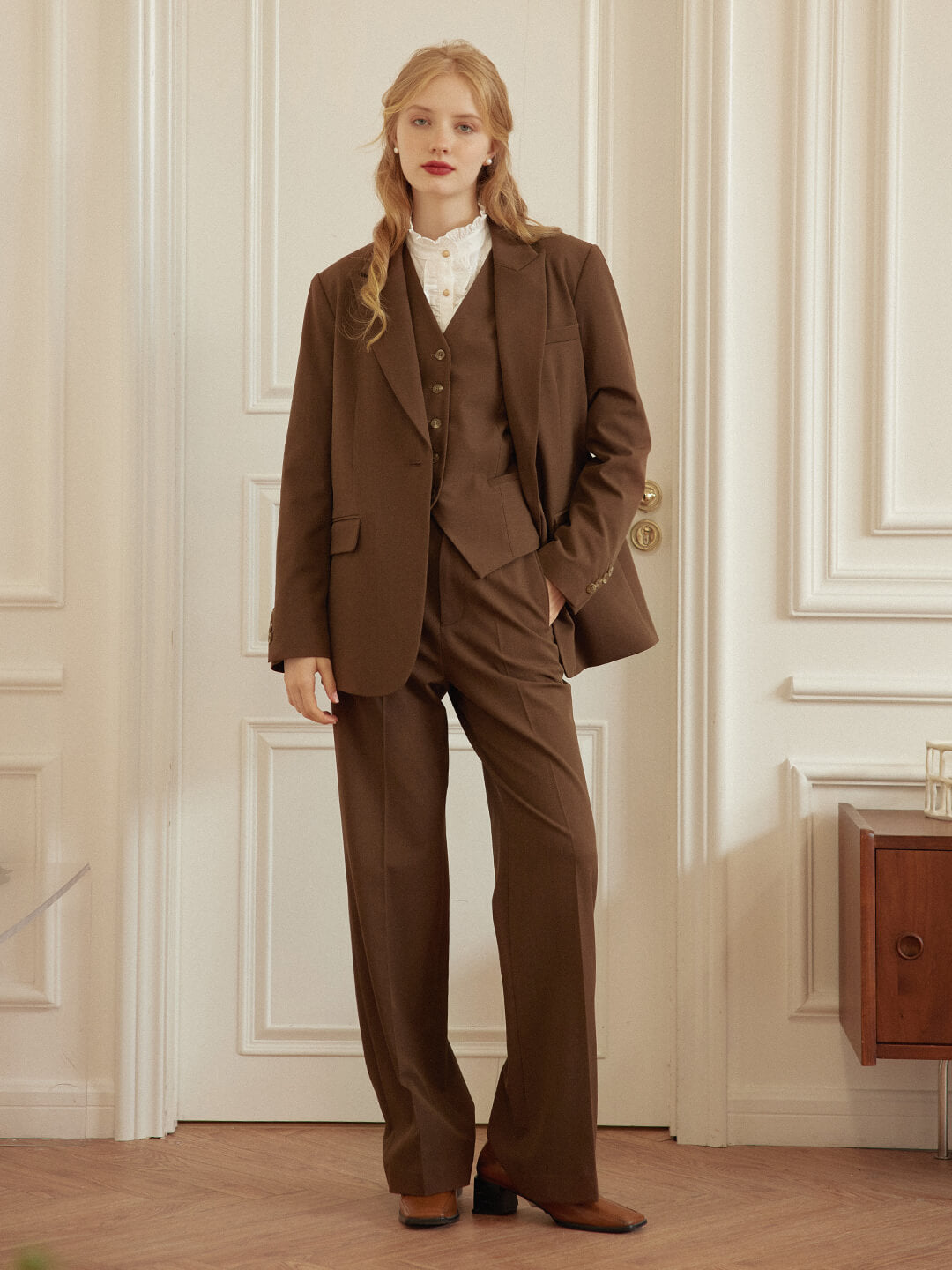 【FINAL SALE】Madge Caramel Blazer
