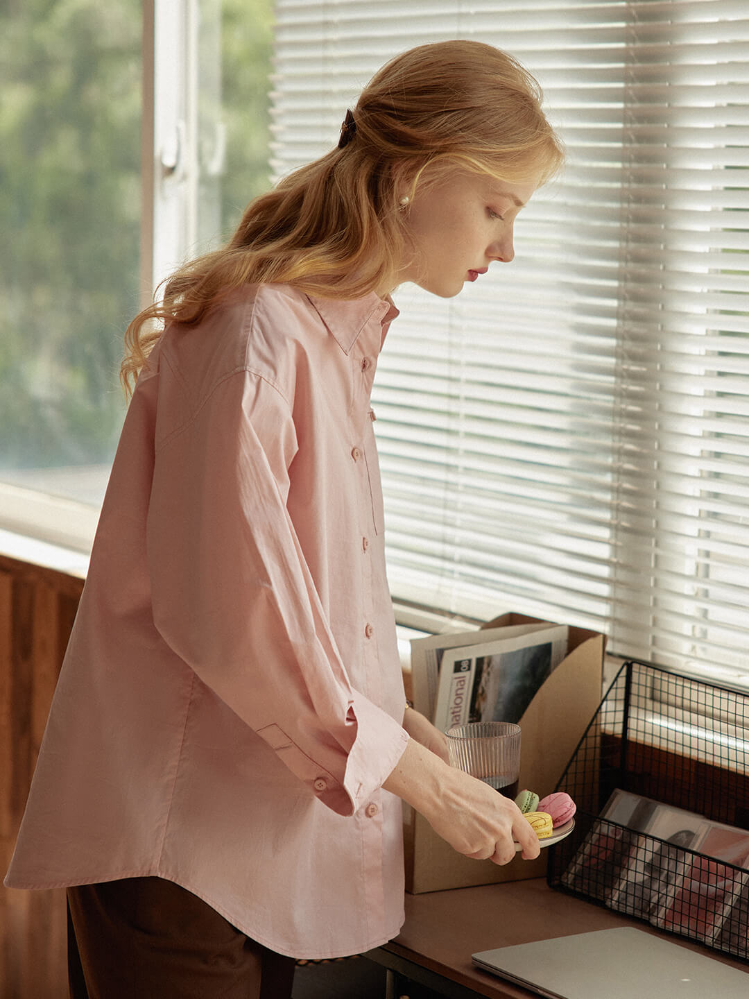 Blanche Pink Blouse