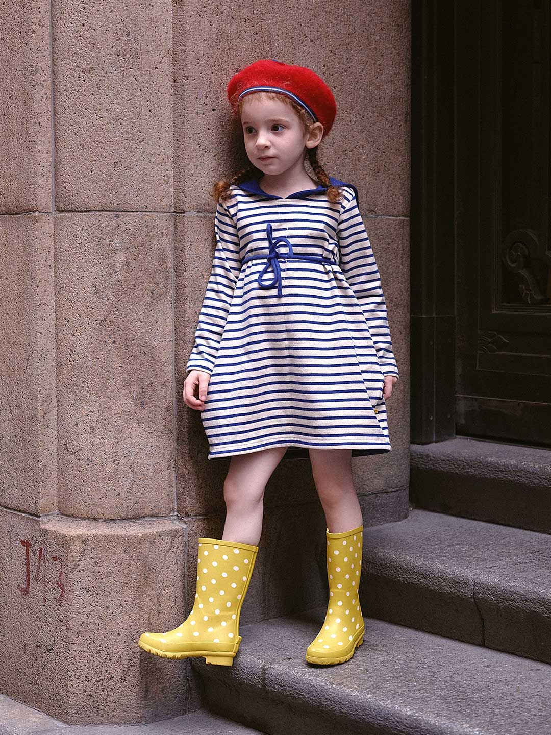 【Final Sale】Nocry Striped Linen Dress