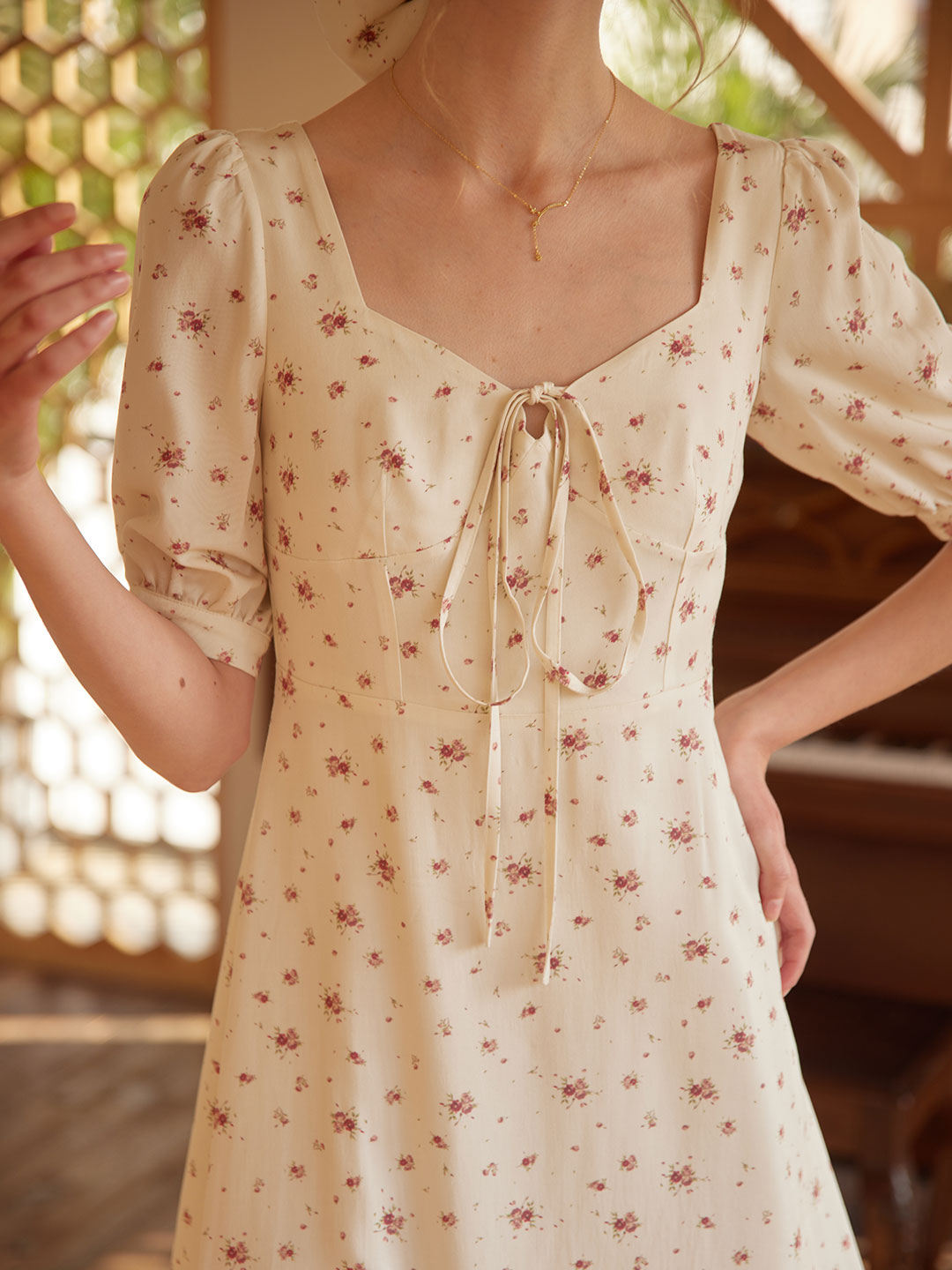 Rosalina Floral Mini Dress/Simple Retro/55054