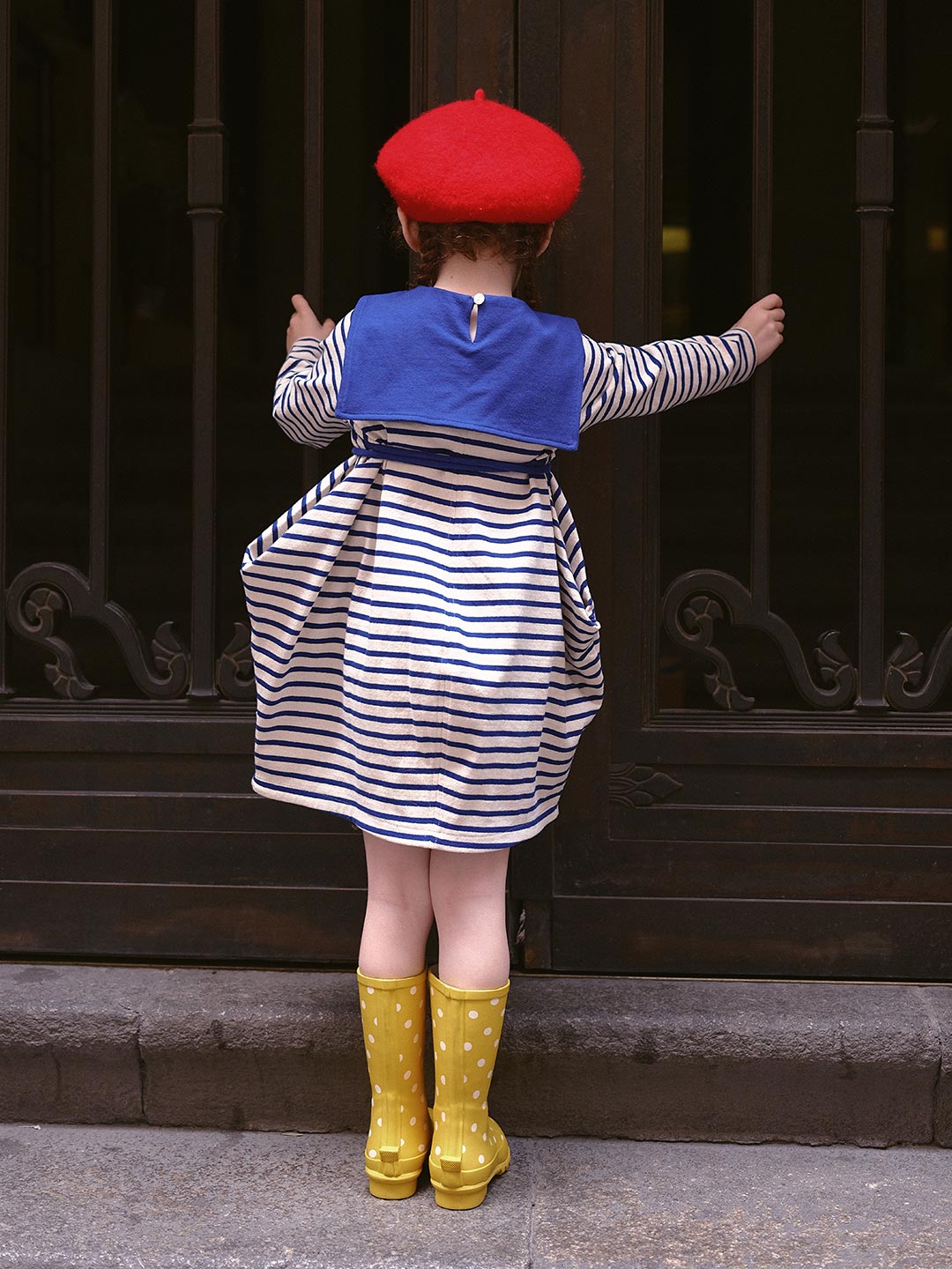 【Final Sale】Nocry Striped Linen Dress