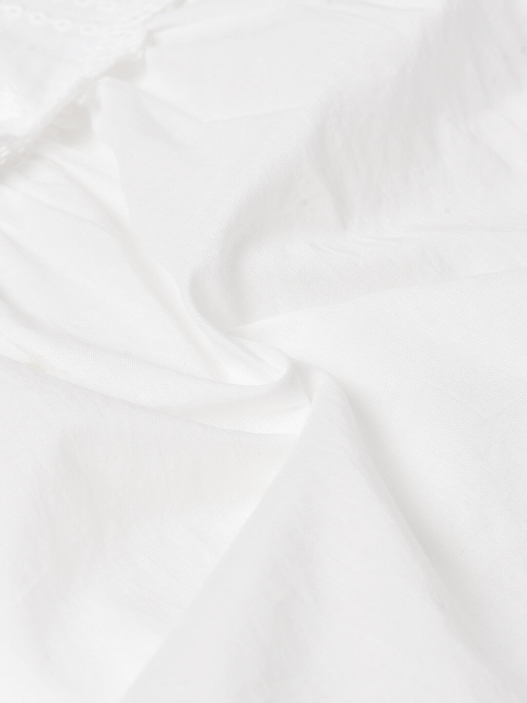 Emerie Flora Embroideried White Tank Top/Simple Retro/ 66045