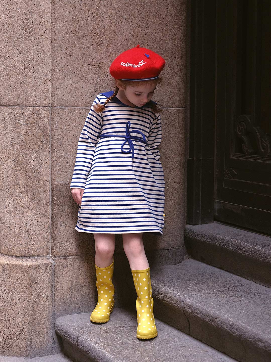 【Final Sale】Nocry Striped Linen Dress