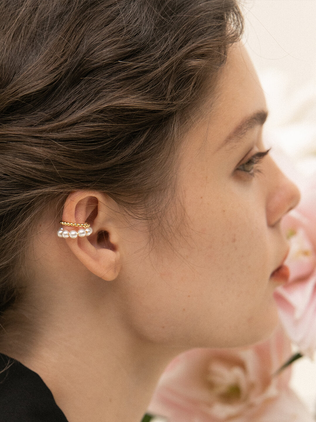 Pearl Ear Cuff/Simple Retro/33404