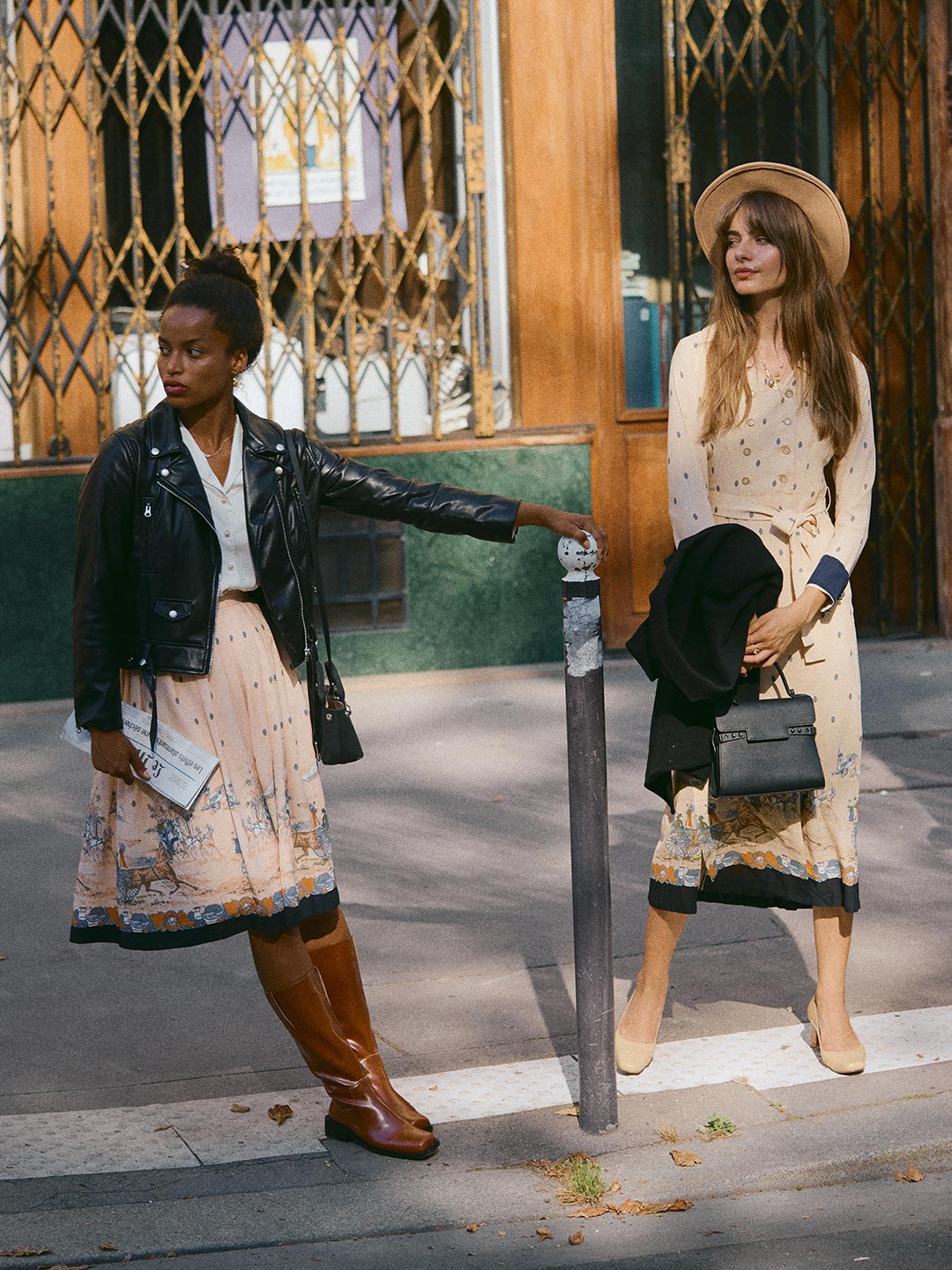 Elizabeth Retro Printed Dress