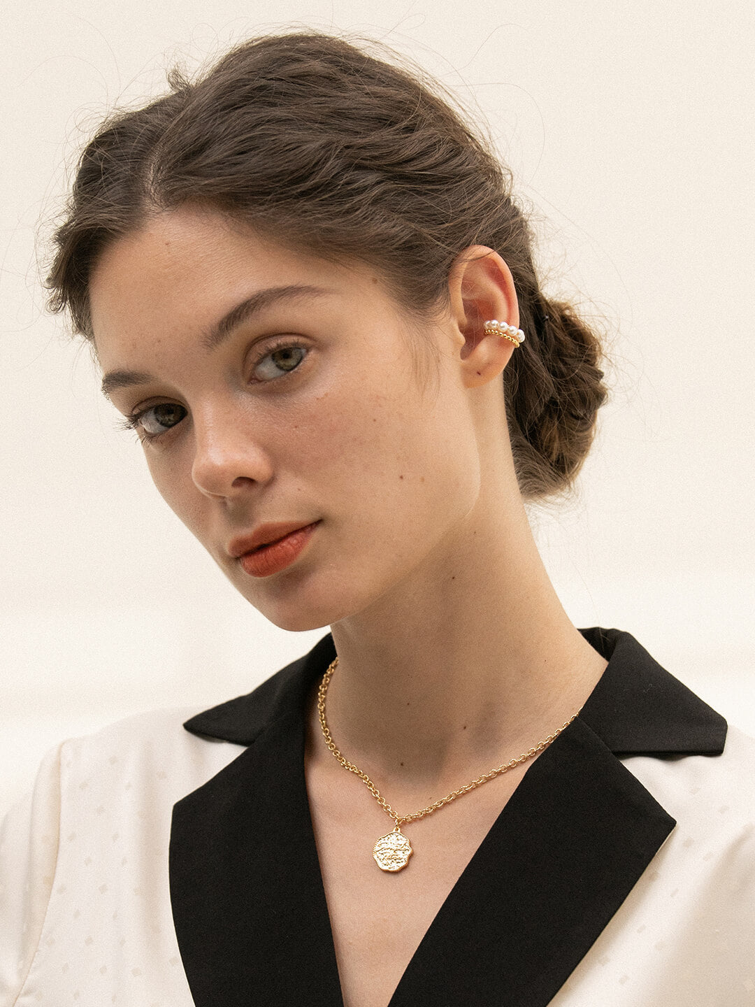 Pearl Ear Cuff/Simple Retro/33404