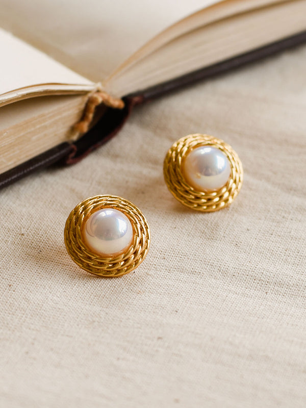 Glaze Pearl Earrings