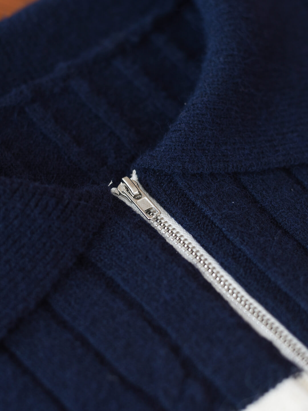 【FINAL SALE】Lyla Polo Cable Blue Knit Sweater