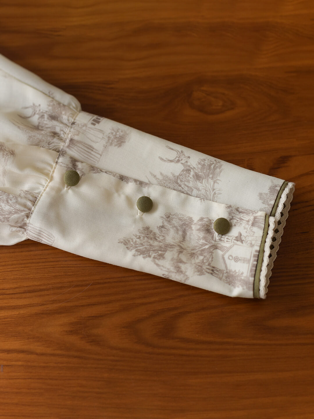 Candance Apricot Stand Collar Blouse