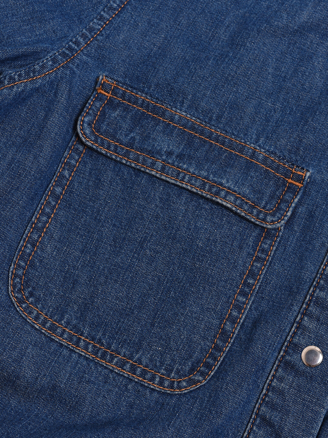 Layla Blue Denim Shirt/simpleretro