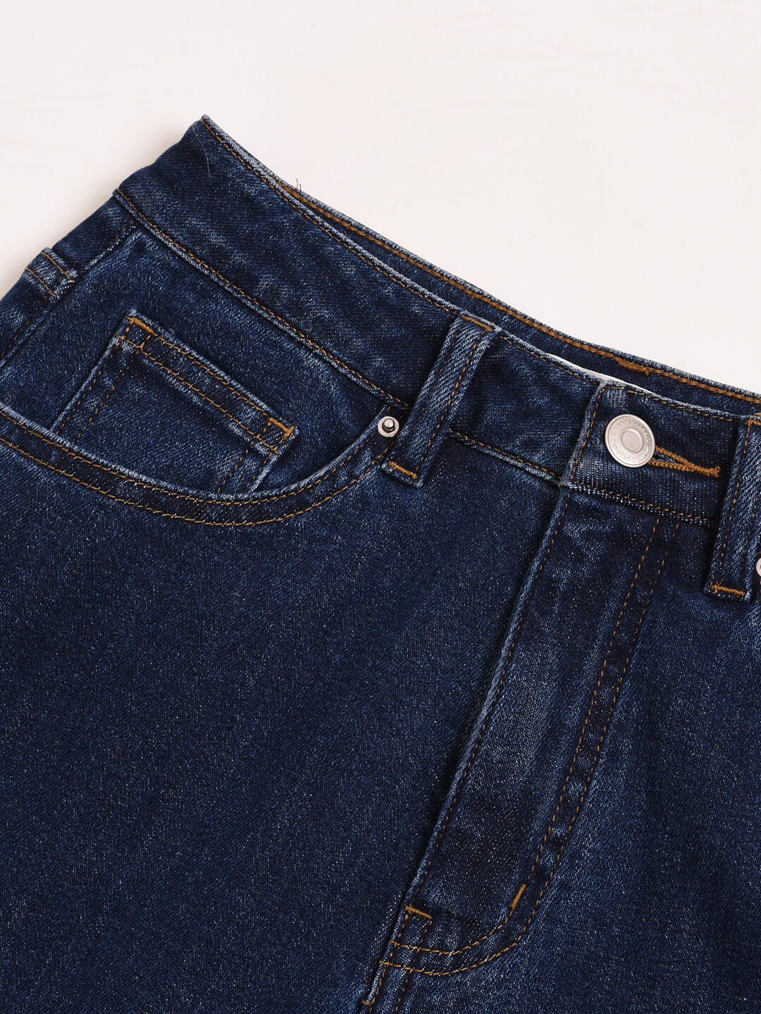 Felicia Straight Denim Blue Jeans/SIMPLERETRO