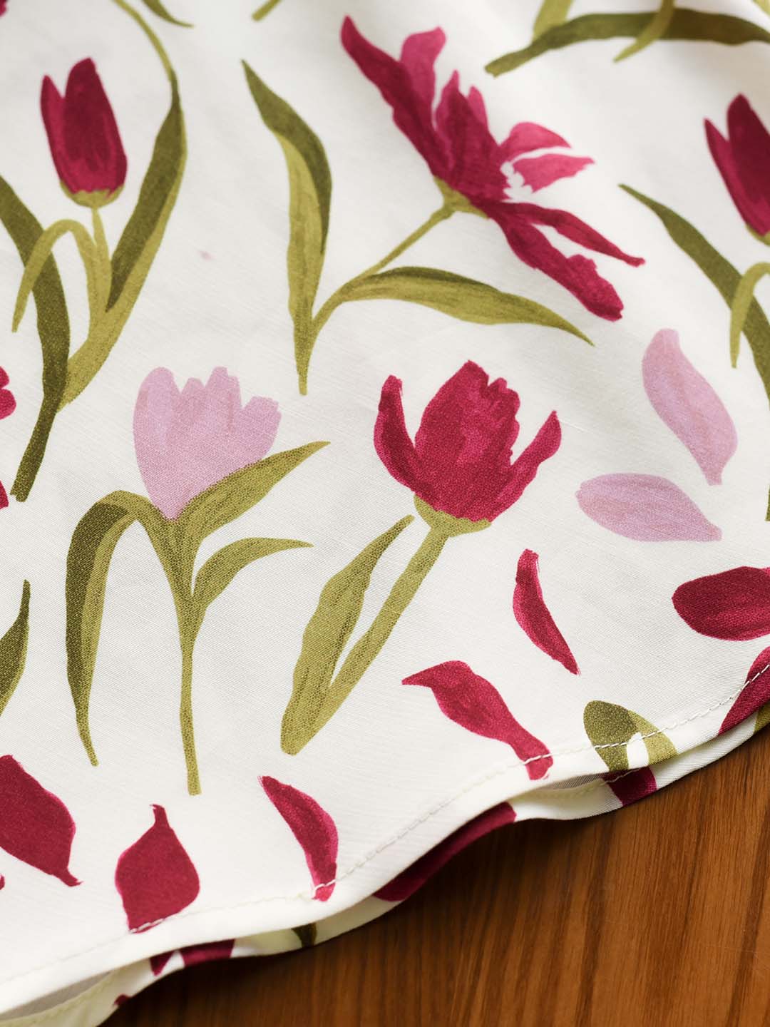 Yara Romantic Tulip Print Skirt