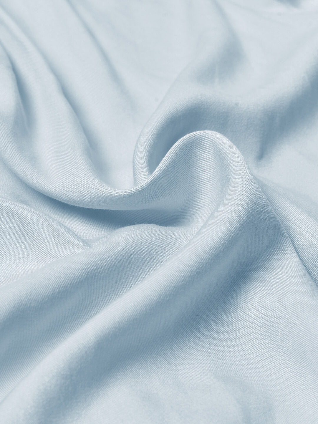 Convallaria Floral Embroidered Blue Puff Top