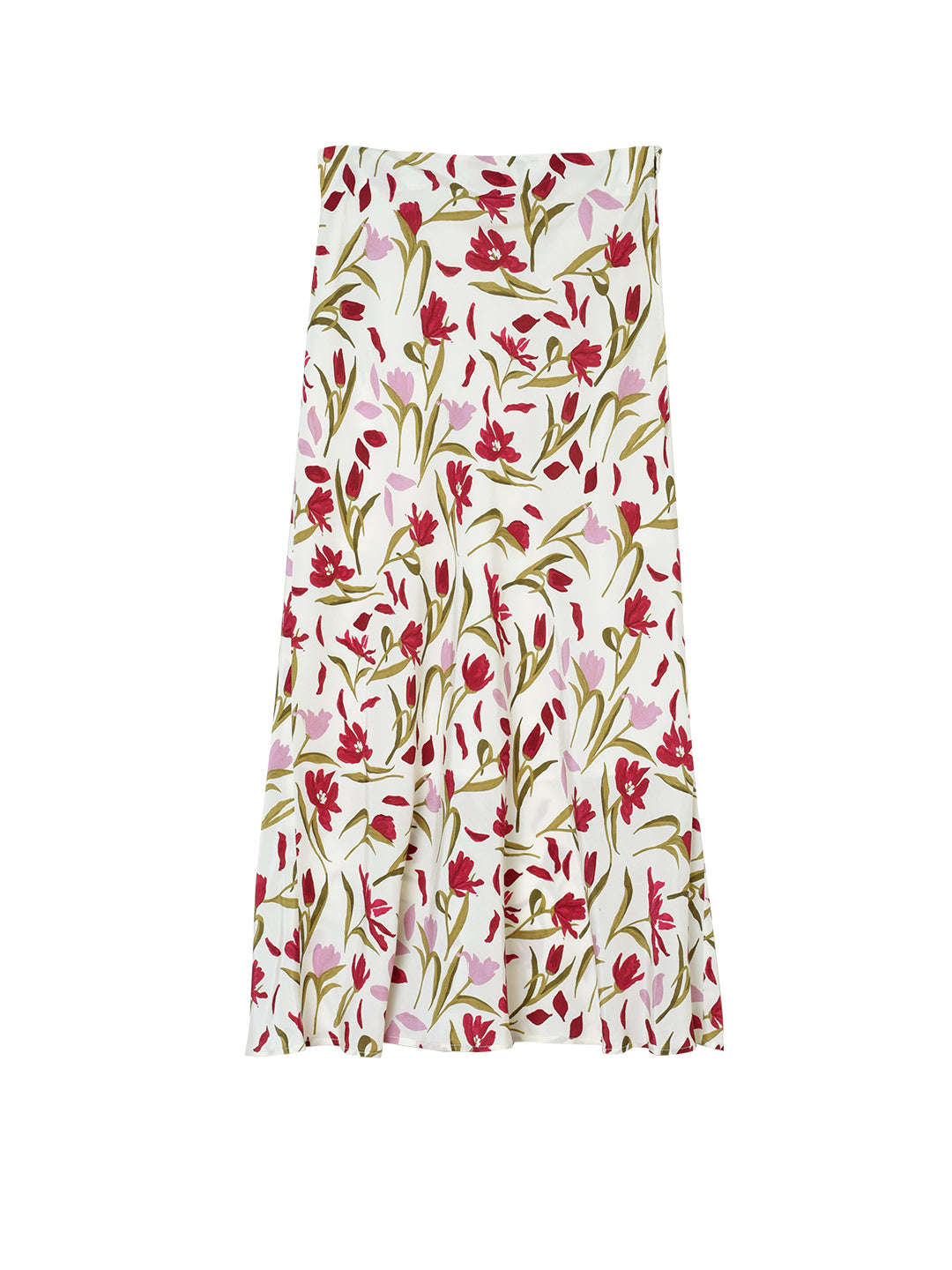 Yara Romantic Tulip Print Skirt