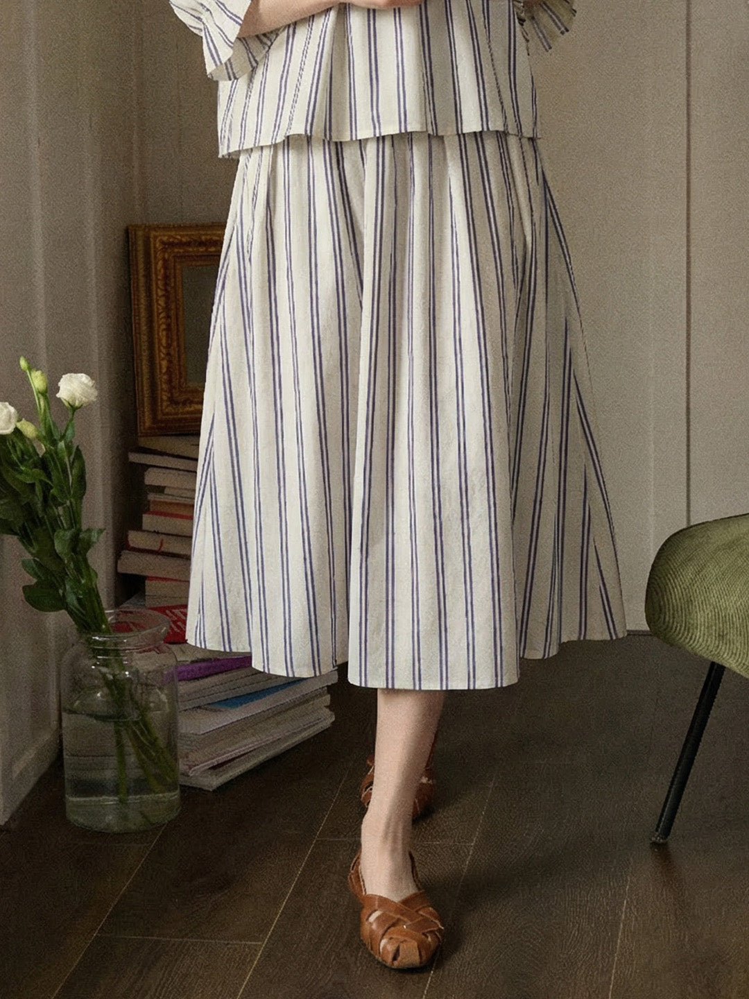 Emilia Striped Skirt