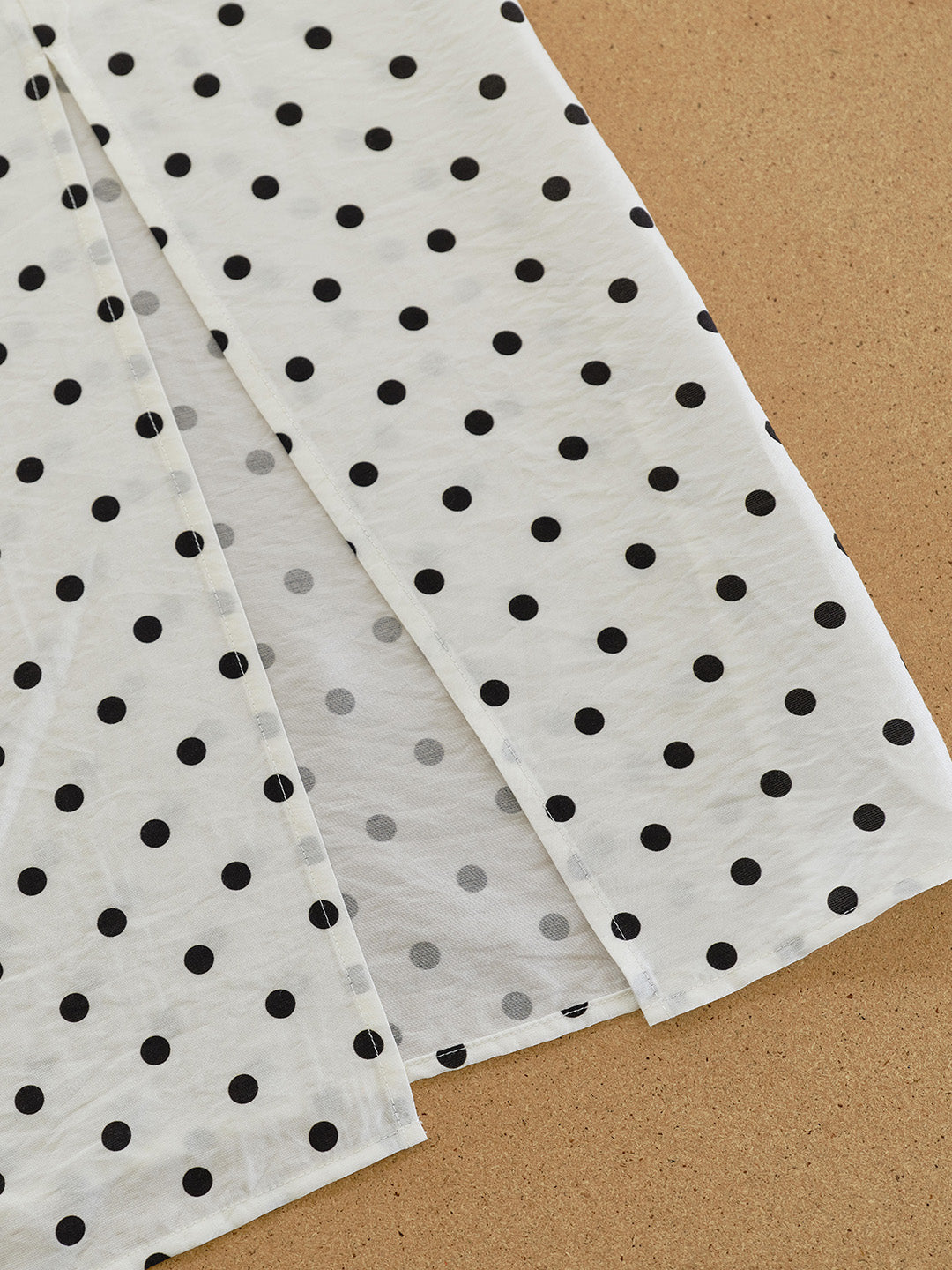 Charlotte Cowl Neck Dots Dress