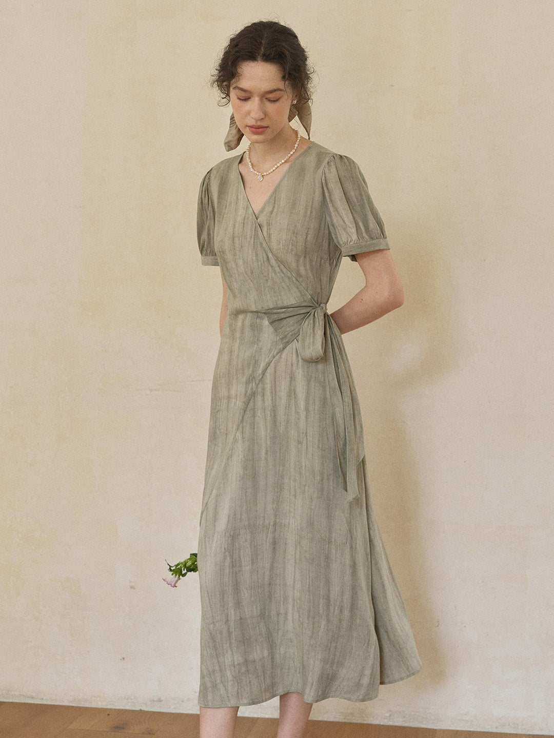 Lorelei V-Neck Linen Dress Lorelei V-Neck Linen Dress