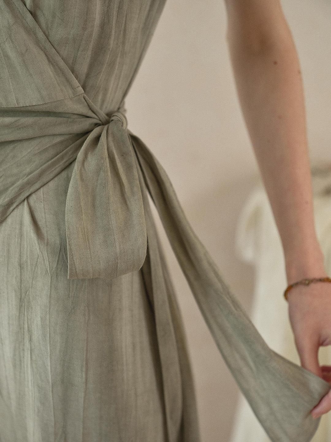 Lorelei V-Neck Linen Dress
